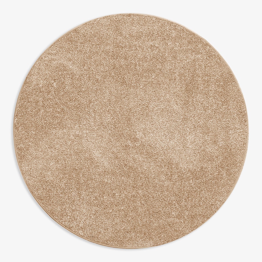 Dywan okrągły beżowy CLEVER 130 cm - 1