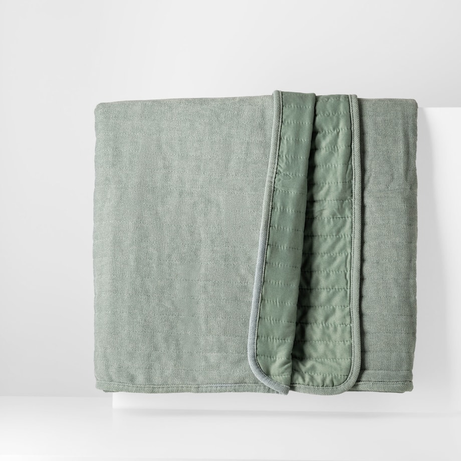 Narzuta zielona CASSIEN 220x240 cm - 1