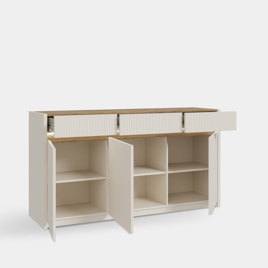Komoda z oświetleniem OAK SQUERE 160 cm - 9