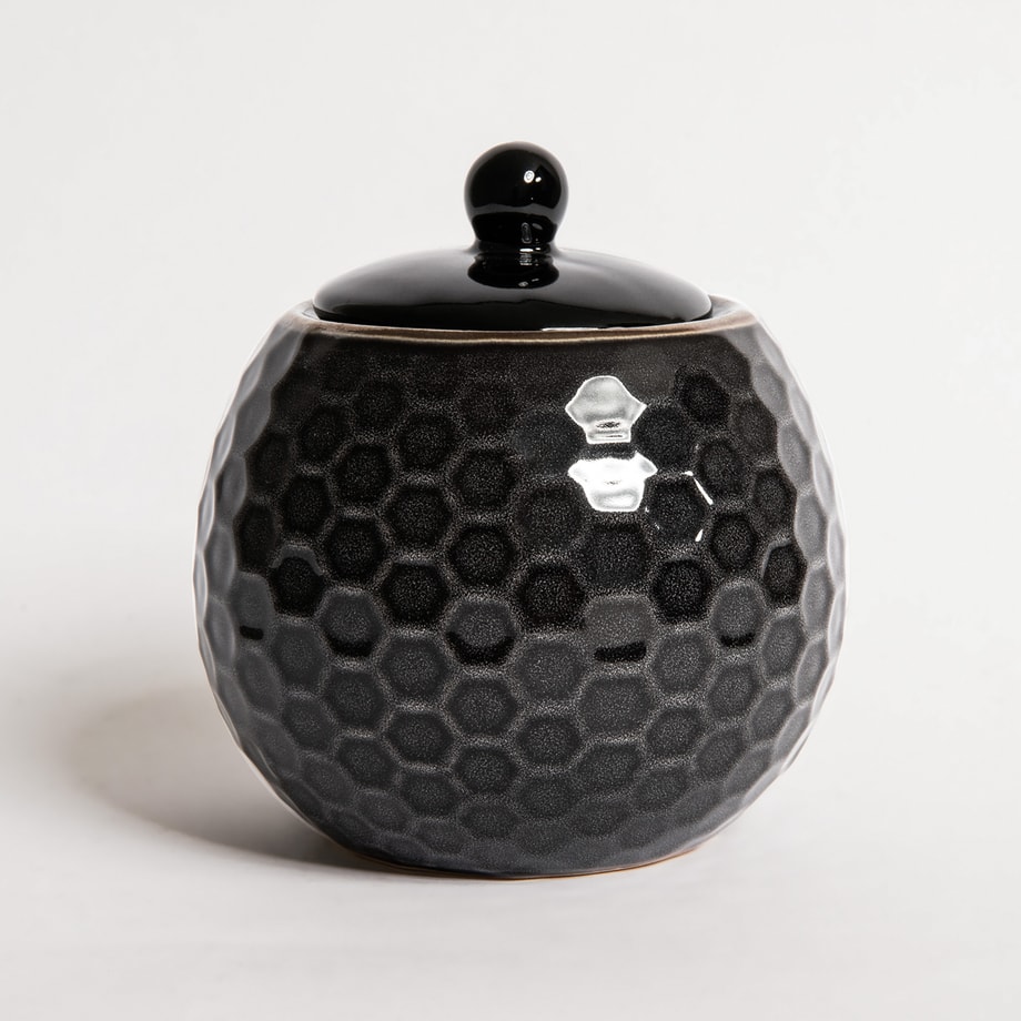 Cukiernica ceramiczna czarna BRESCA - 1