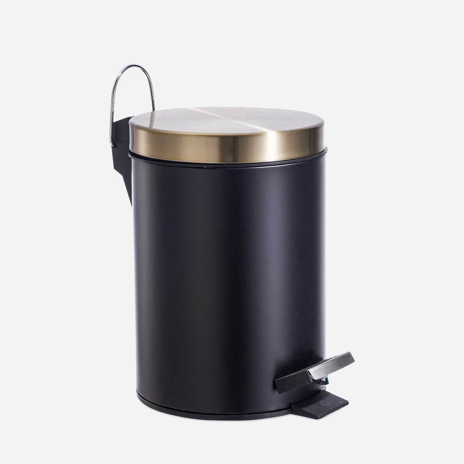 Kosz na śmieci czarny 2,5 L - 1