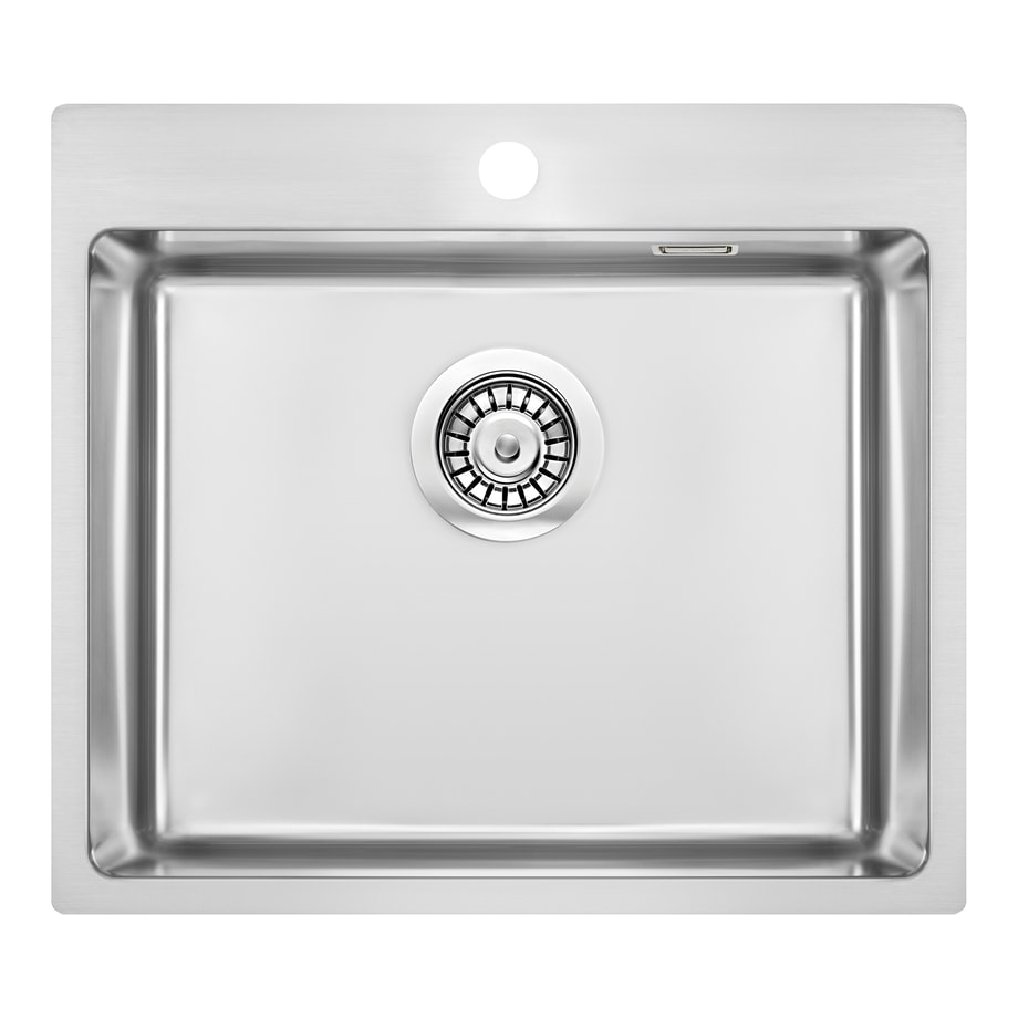 Zlewozmywak stalowy bez ociekacza OLFATO 55 cm - 1