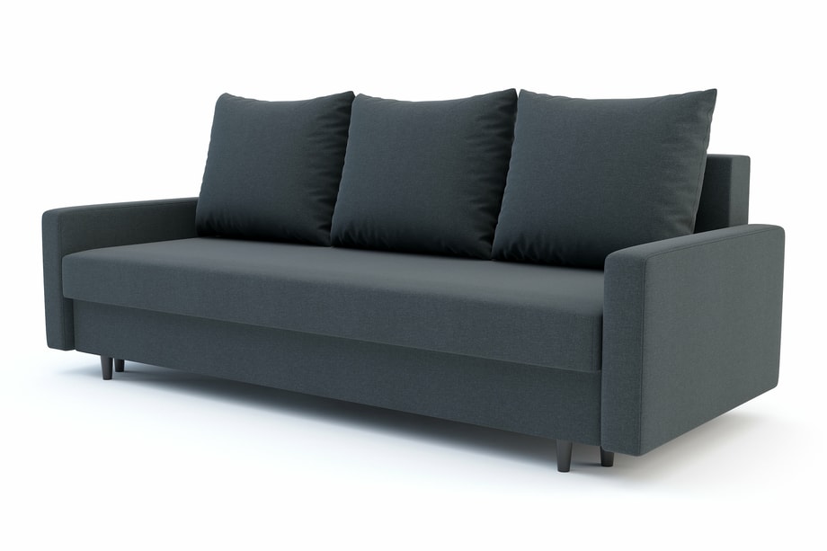 Sofa rozkładana ciemnoszara KELLY - 2