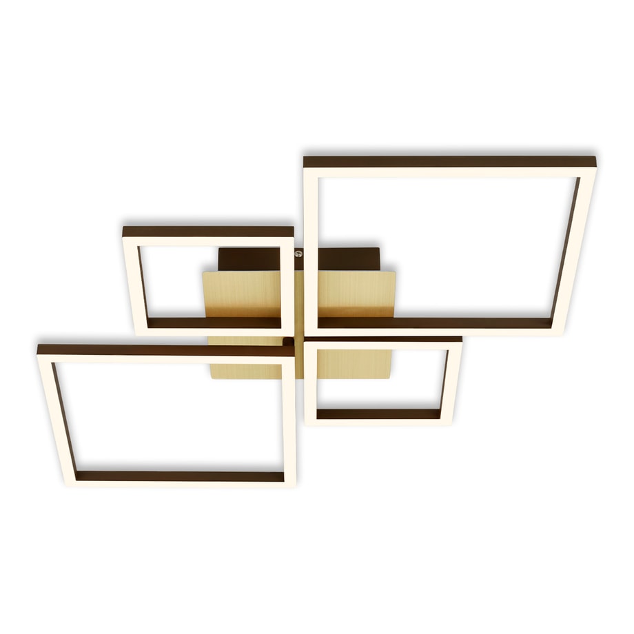 Lampa sufitowa LED obrotowa złoto brązowa FRAME 75 cm - 1