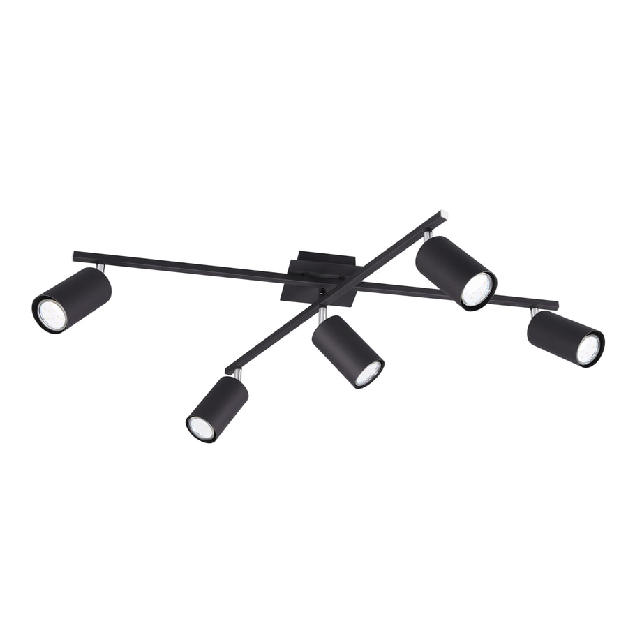 Lampa sufitowa 5 reflektorów czarna MARLEY - 1