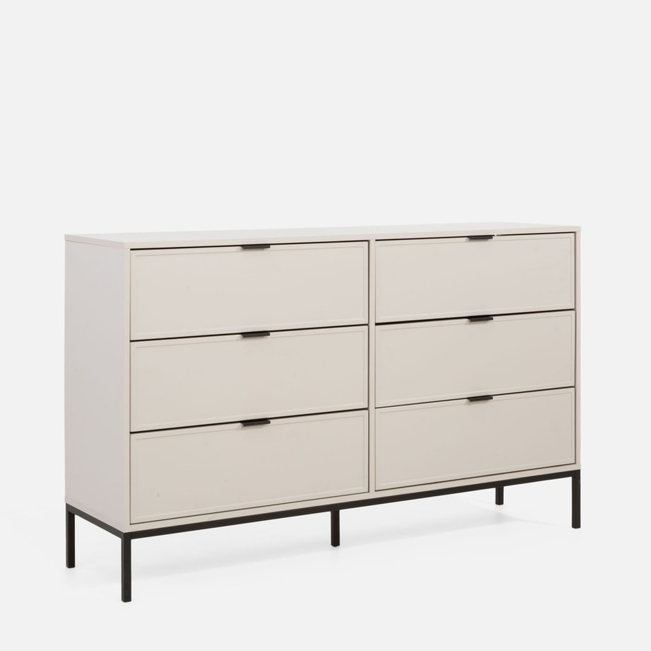 Komoda z 6 szufladami kaszmir CARMEN - 4