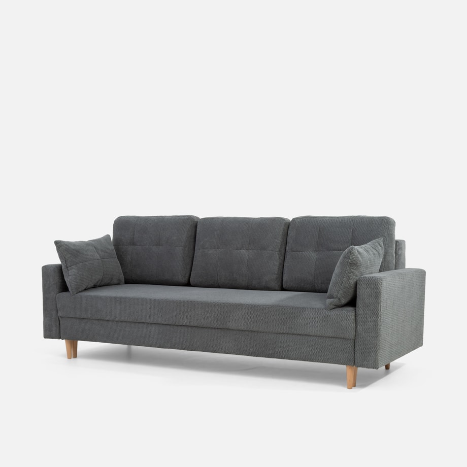 Sofa rozkładana szara AURA - 5