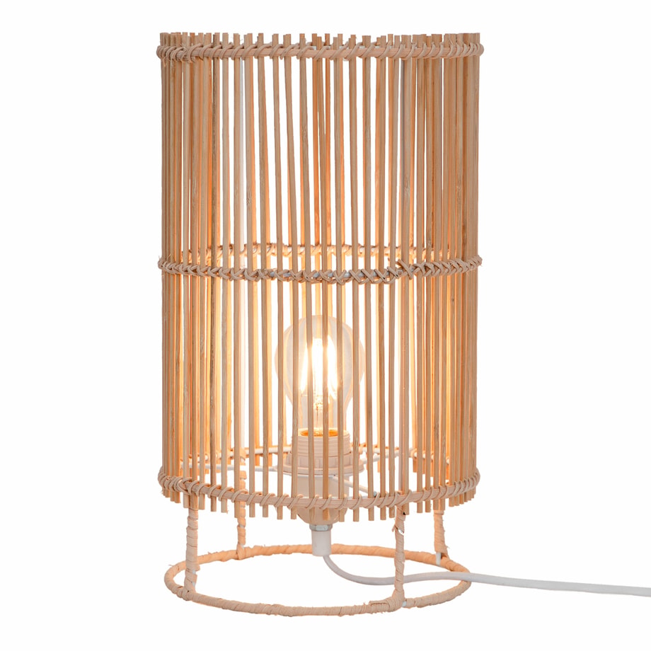 Lampa stołowa bambusowa EDIN 20x35 cm - 1