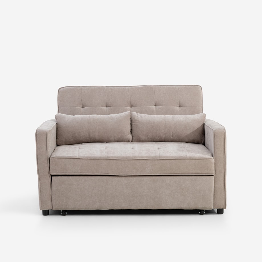 Sofa 2-osobowa beżowa SYLWERO - 1