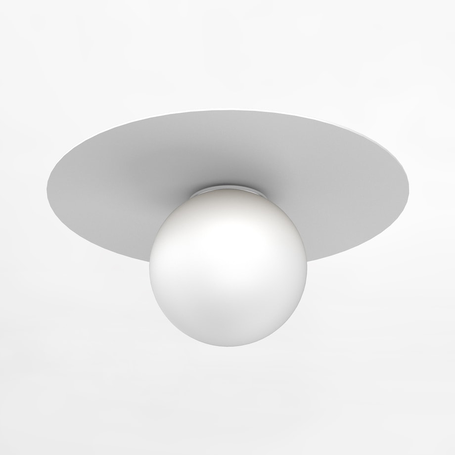 Lampa sufitowa biała FLAT - 1