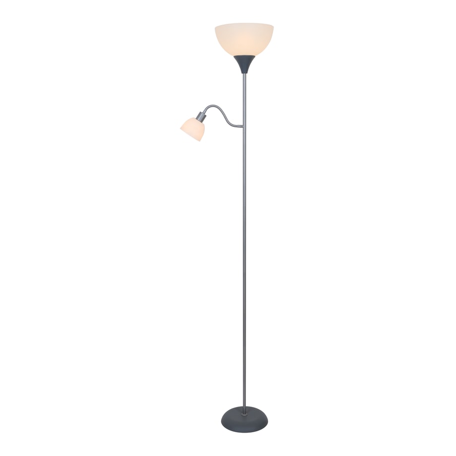 Lampa podłogowa srebrna PESO - 1