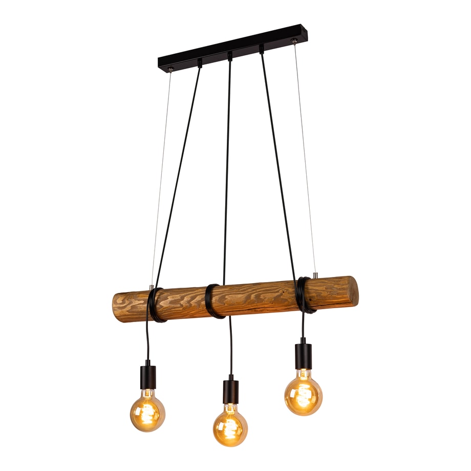 Lampa wisząca na drewnianej belce DULCE - 3