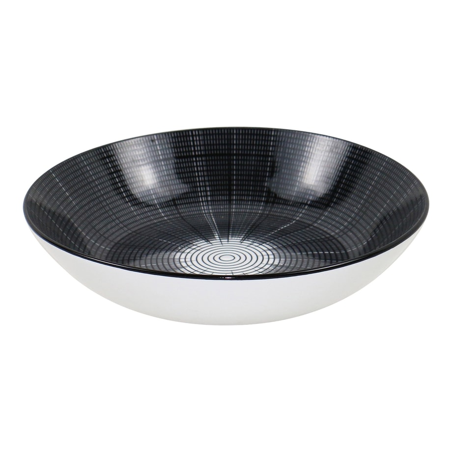Talerz głęboki biało-czarny OTTICO 20,2 cm - 1