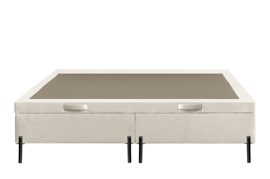 Rama łóżka beżowa DONNA KP 160x200 cm - 1