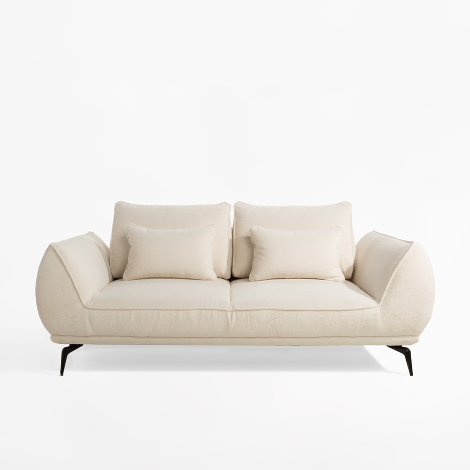 Sofa 2-osobowa kremowa CAVO - 1