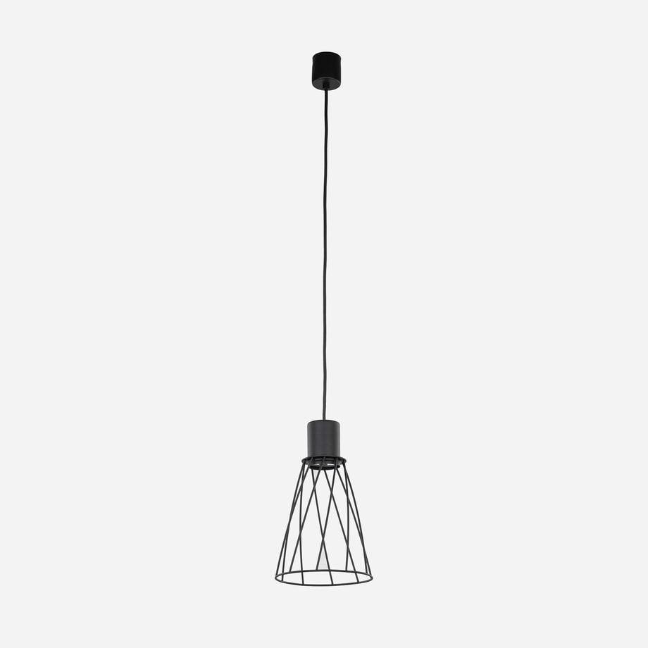 Lampa wisząca loftowa MODESTO BLACK I fi 16 cm - 1