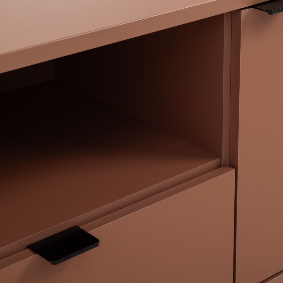Szafka RTV GANYMEDE terracotta - 5