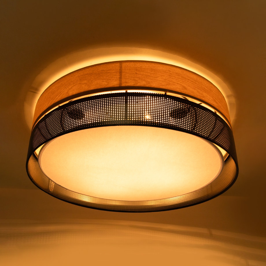 Lampa sufitowa boho z abażurem NICOL - 6