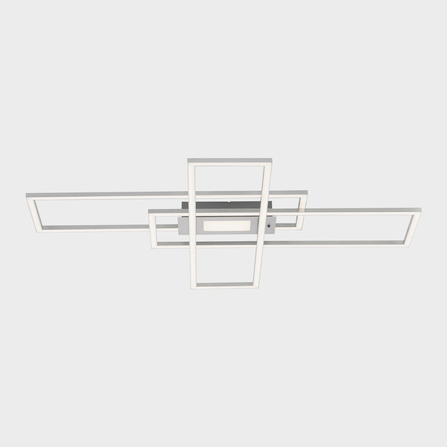 Lampa sufitowa LED 48W chrom ASMIN z pilotem - 1