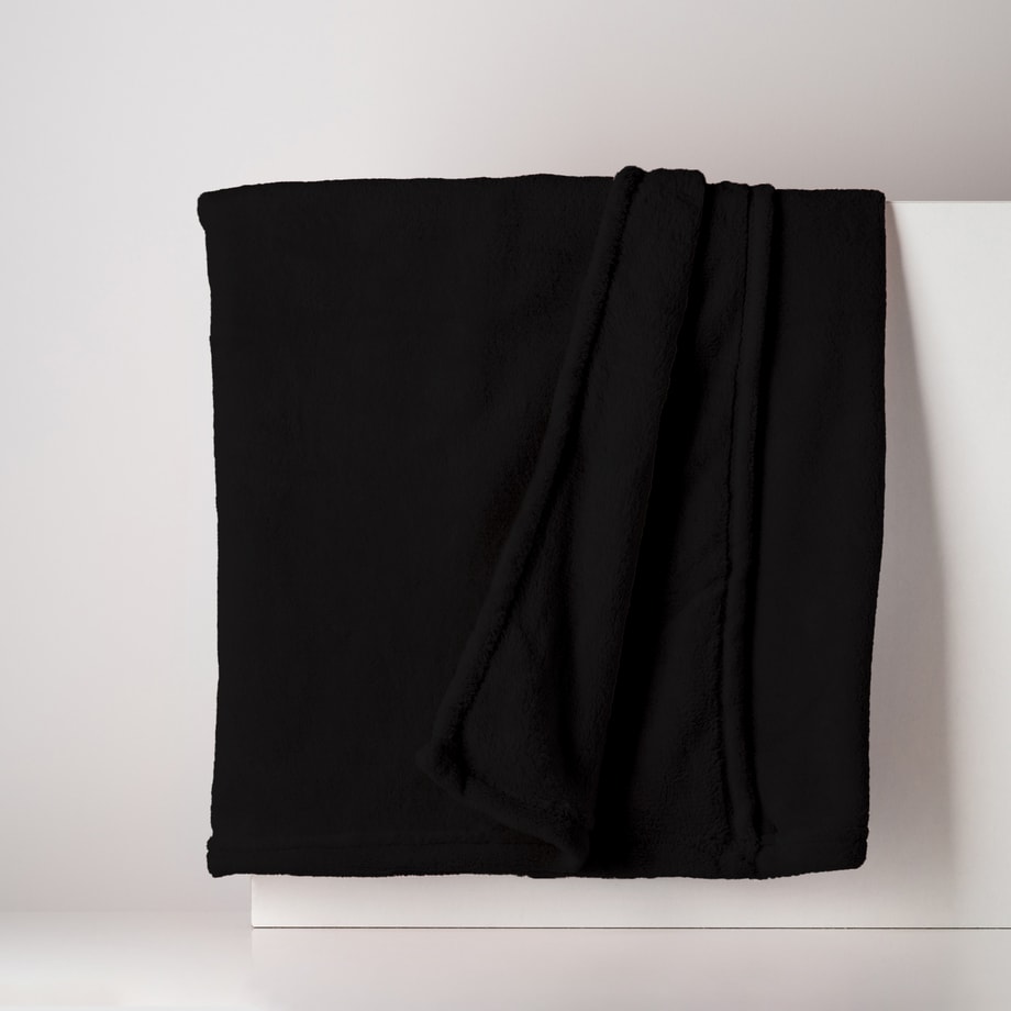 Koc antracytowy CORAL 130x160 cm - 1