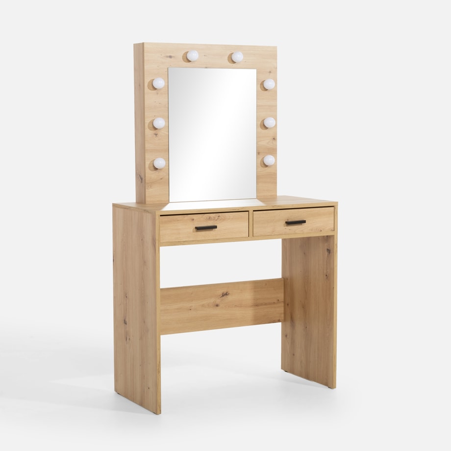 Toaletka z oświetleniem EMMA dąb artisan - 12