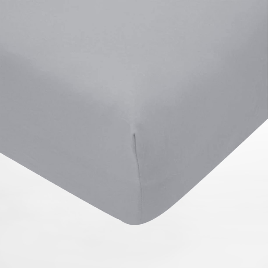 Prześcieradło szare JERSEY z gumką 60x120 cm - 1