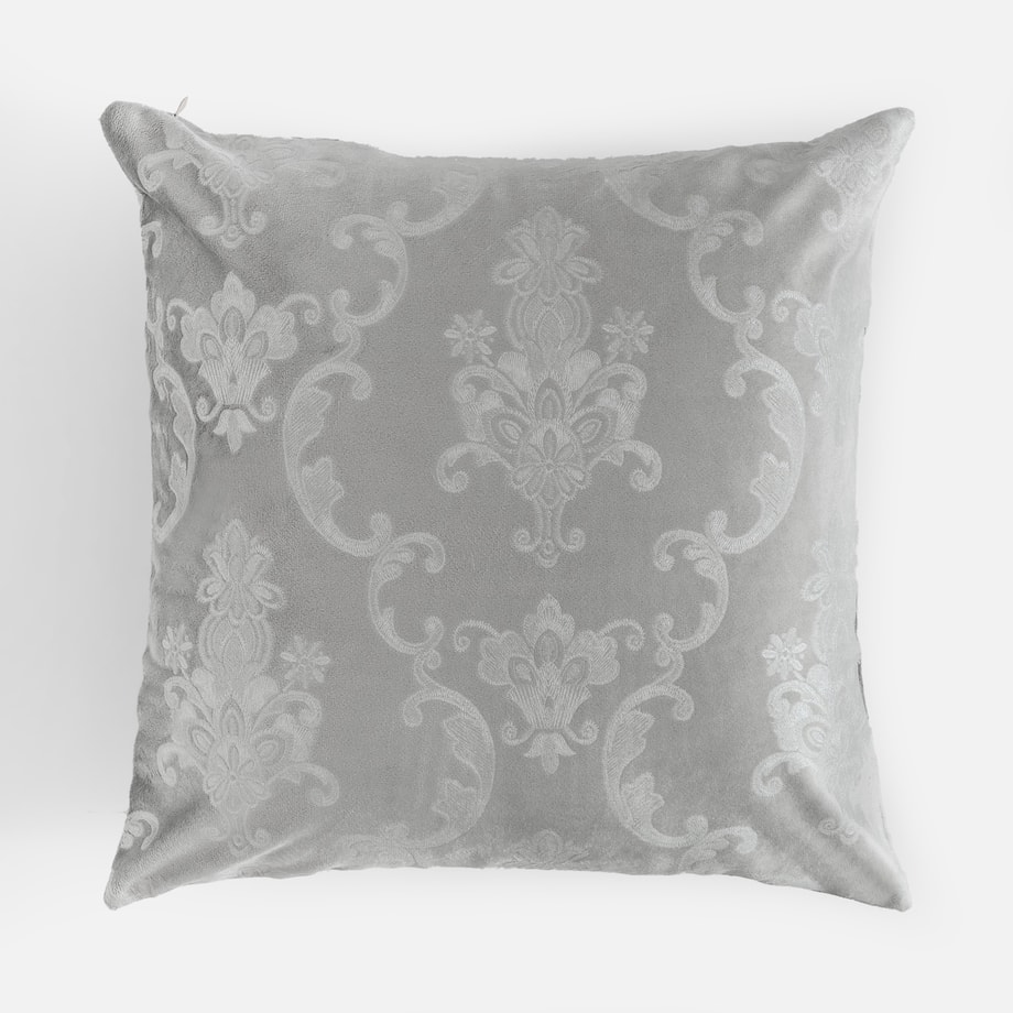 Poszewka dekoracyjna LUVRE szara 45x45 cm - 1