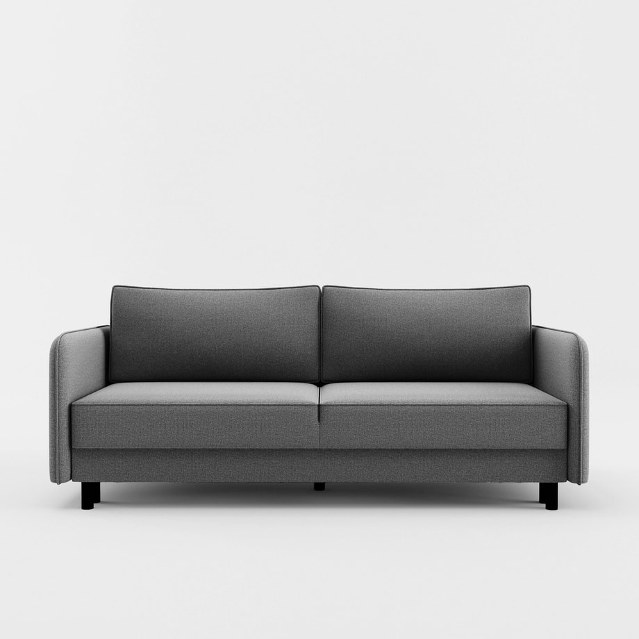 Sofa 3-osobowa jasnoszara BRUNO - 1