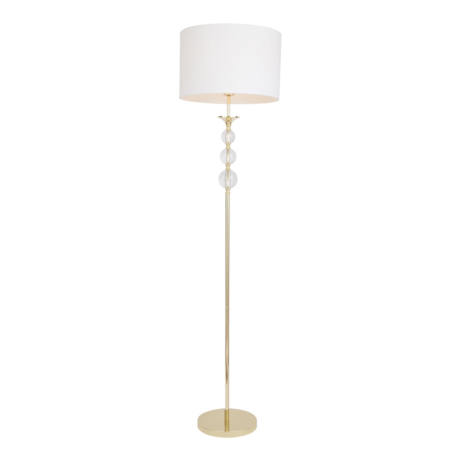 Lampa podłogowa biało-złota REA II - 1