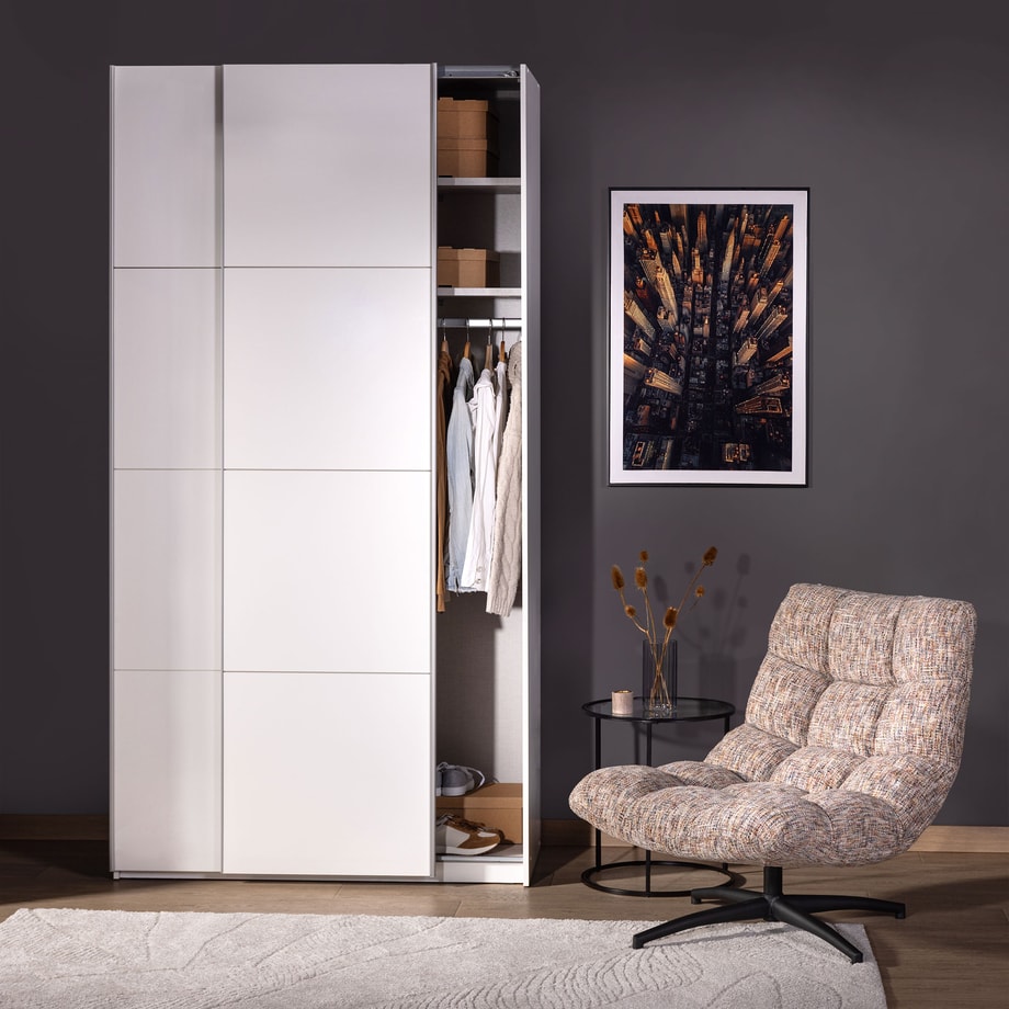 Szafa przesuwna FITIO połysk 120 cm - 3