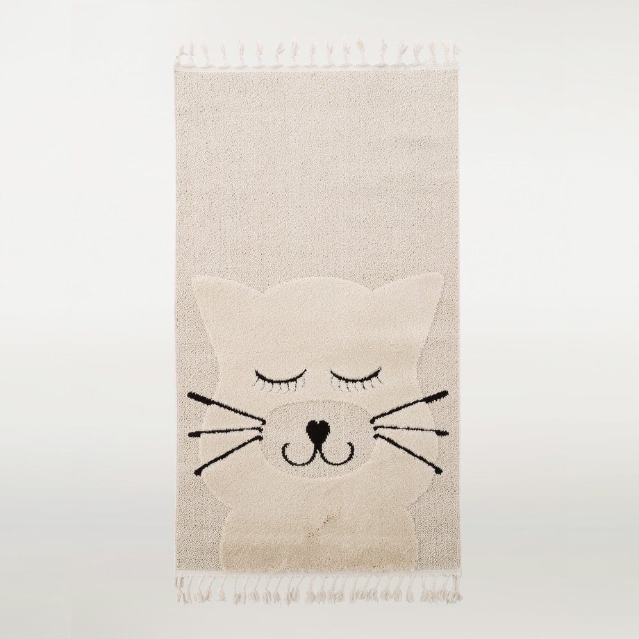 Dywan KINDER NATUR KOT 3D 80x150 cm - 1