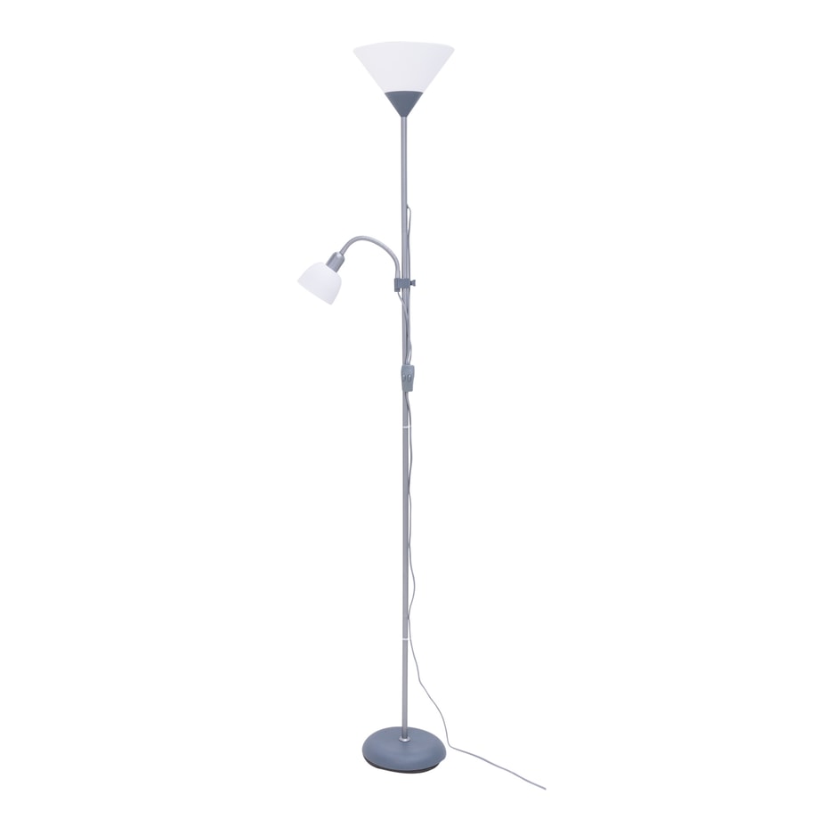 Lampa podłogowa E14 E27 podstawa szara - 1