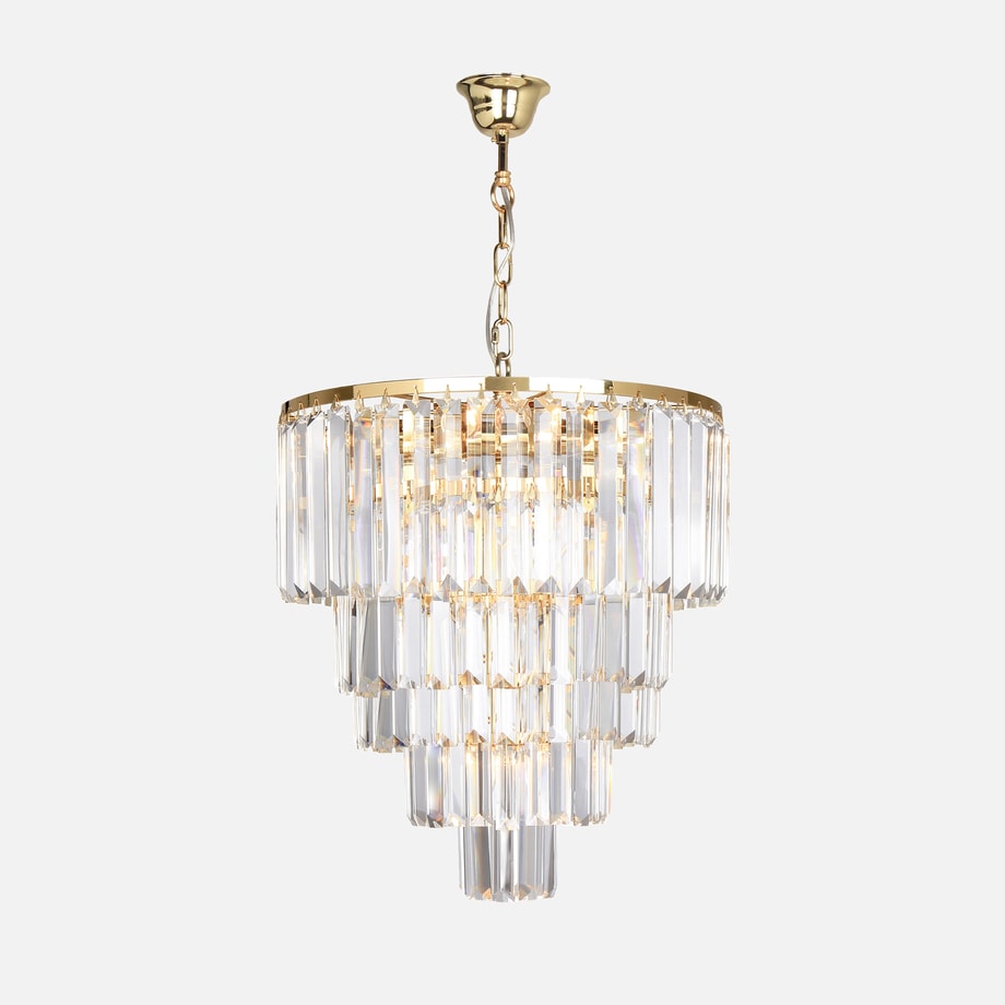 Lampa wisząca glamour złota AMEDEO 48 cm - 1