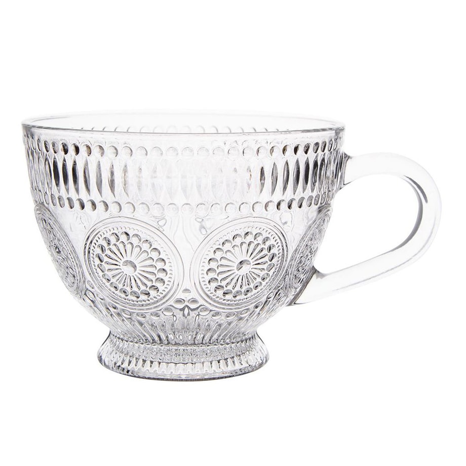 Kubek szklany na stopce DAISY 430 ml - 1