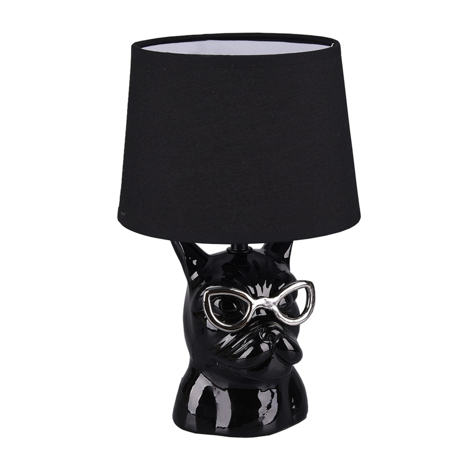 Designerska lampa stołowa ceramiczna czarna DOSY - 1