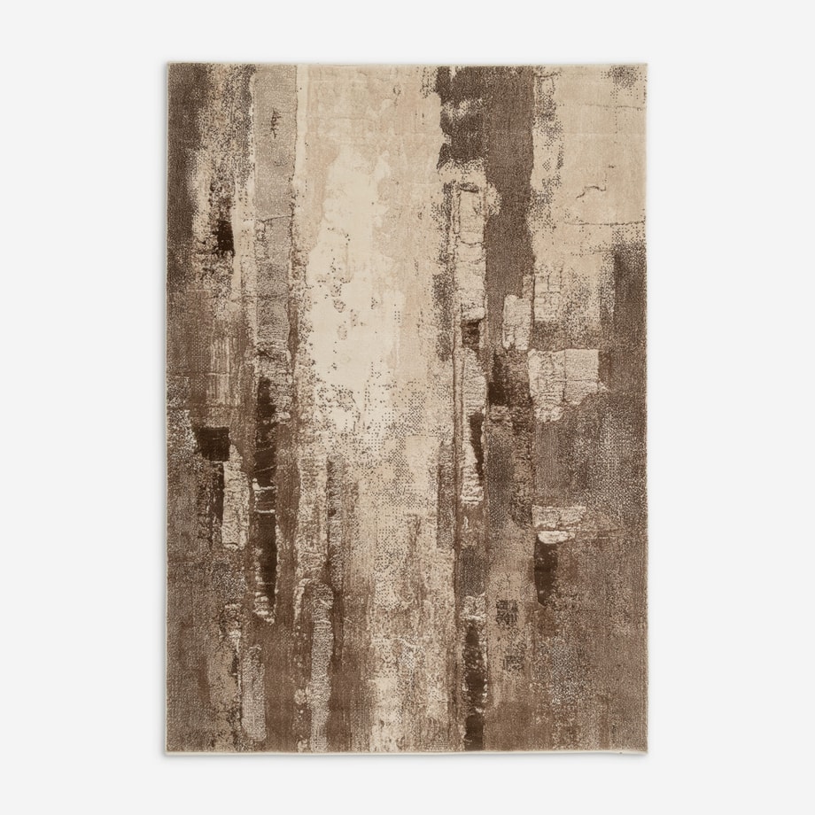 Dywan przecierany AUSTIN, beżowo-brązowy, 120x170 cm - 1