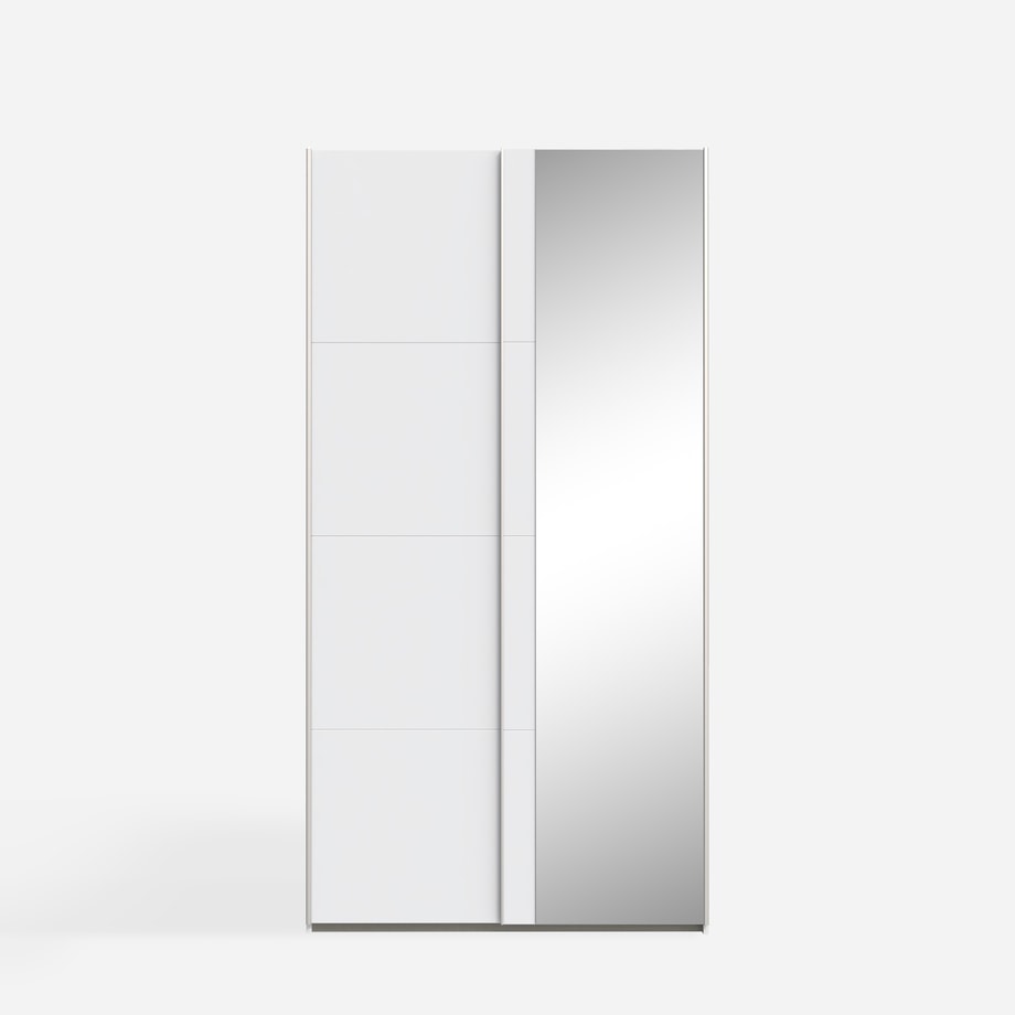Szafa przesuwna z lustrem FITIO mat 120 cm - 1