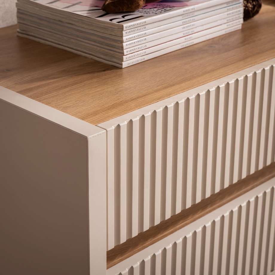 Komoda z oświetleniem OAK SQUERE 160 cm - 3
