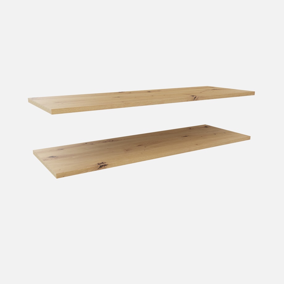 2 półki do szafy ADBOX 100 cm dąb artisan - 1