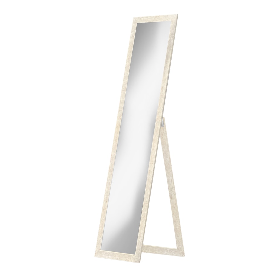 Lustro 32x152 cm stojące w dębowej ramie SLIM - 1
