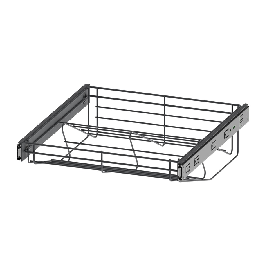 Kosz na buty wysuwany antracyt WIRE do szaf ADBOX 50 cm - 1