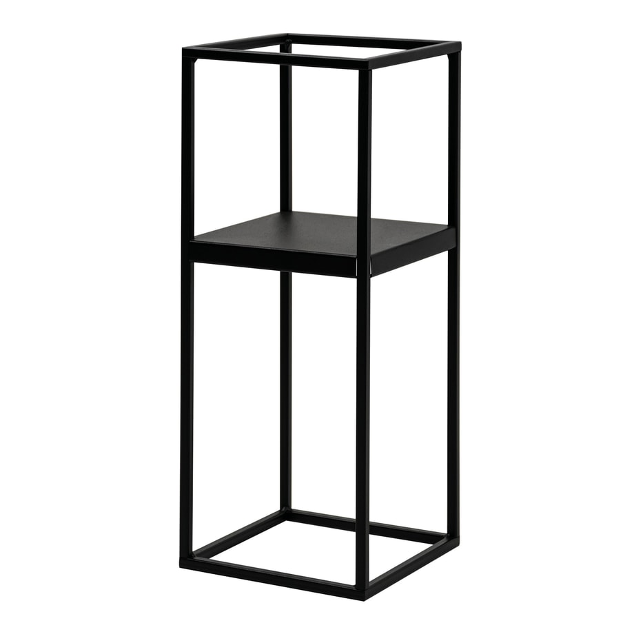 Kwietnik metalowy loftowy czarny LILLIE 47 cm - 1