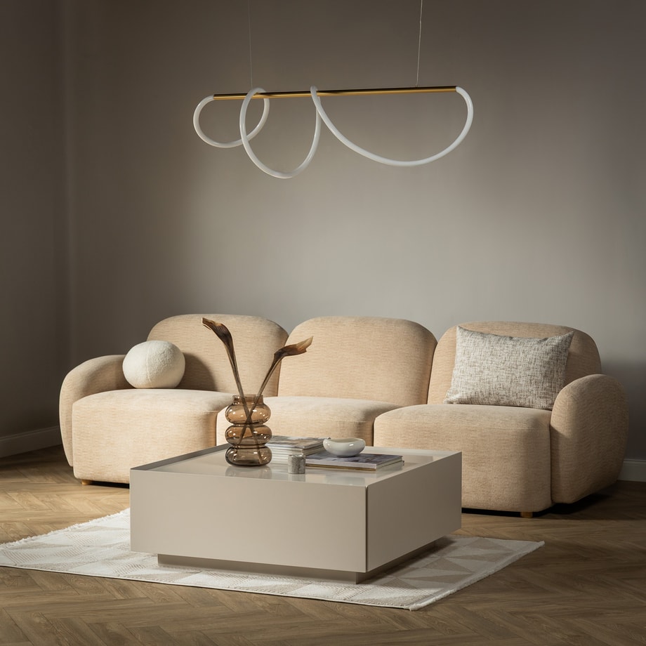 Lampa wisząca LED listwa złota BALBO - 3