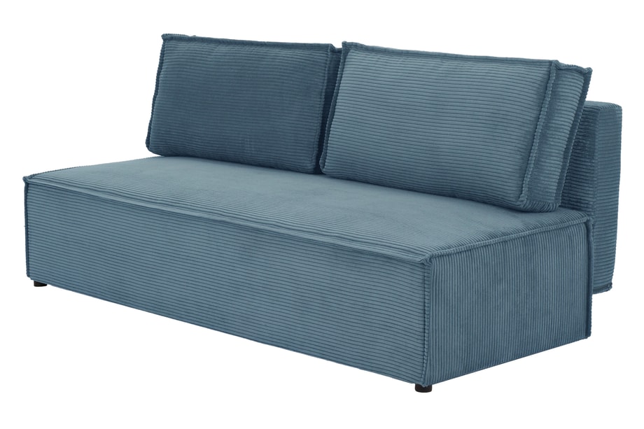 Sofa rozkładana 3-osobowa niebieska UNO - 3