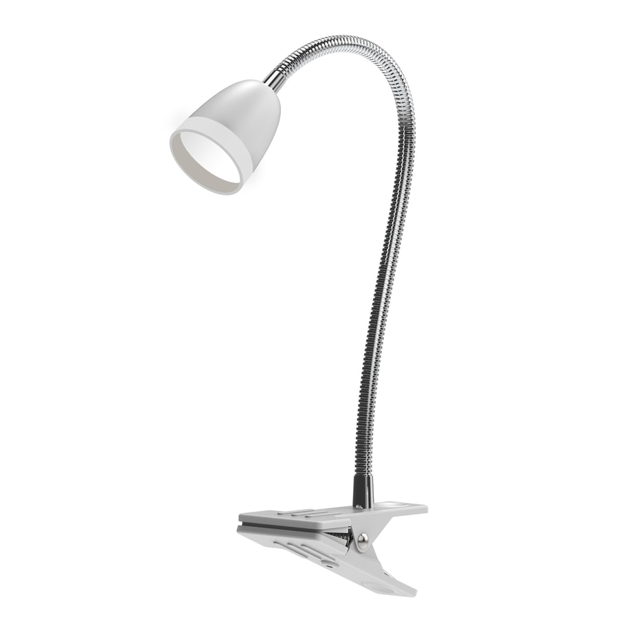 Lampa biurkowa LED z klipsem biała ORO LARUS - 1