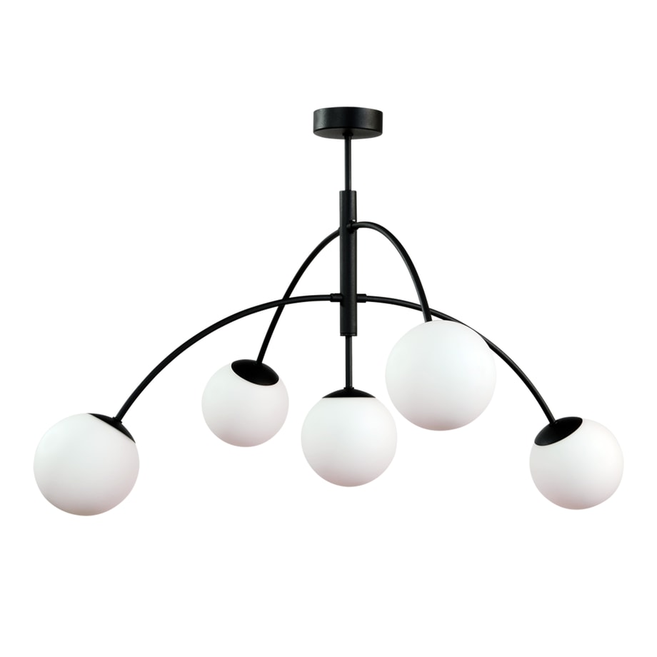 Lampa sufitowa kule czarna VOLTA 5 - 1