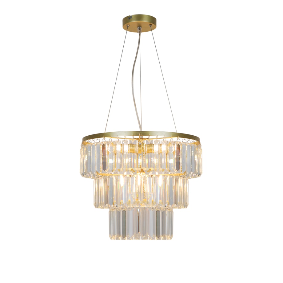 Lampa wisząca glamour złota TIFANNY - 1
