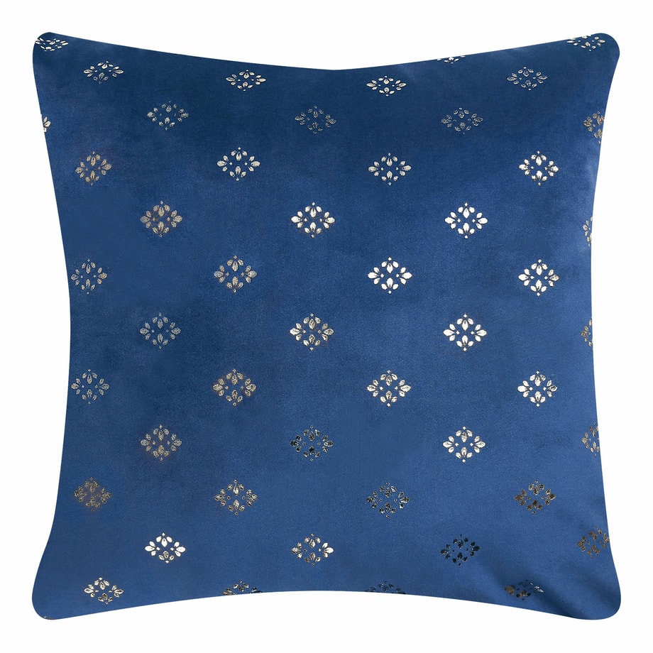 Poszewka w stylu glamour niebieska SUSA 45x45 cm - 1