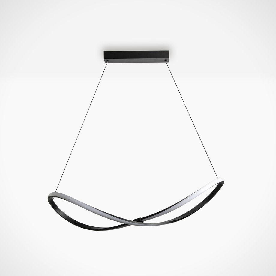 Lampa wisząca LED czarna ROSENTRA - 1