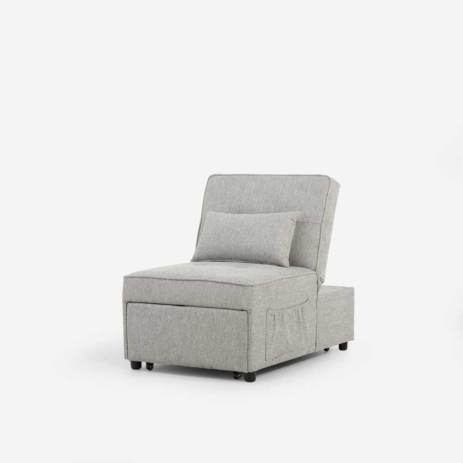 Sofa 1-osobowa rozkładana WINSLO II szara - 1